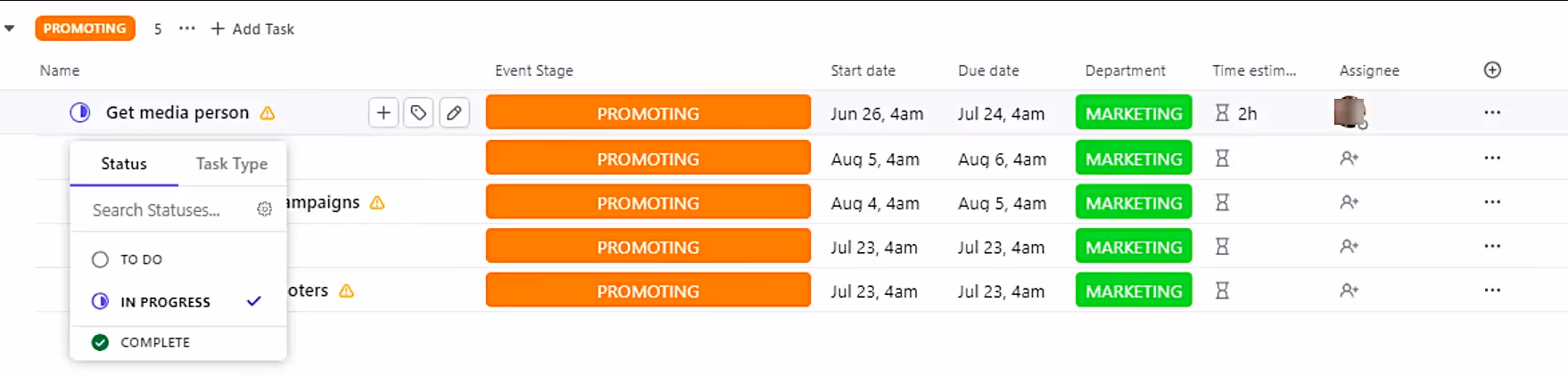 Using necessary custom fields